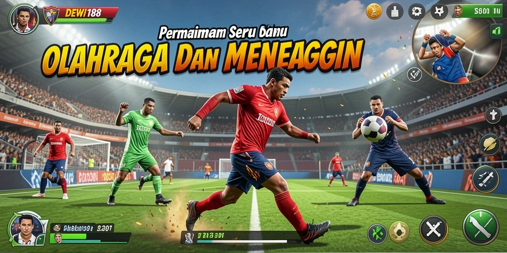 Screenshot DEWI188 menunjukkan fitur permainan olahraga yang seru.