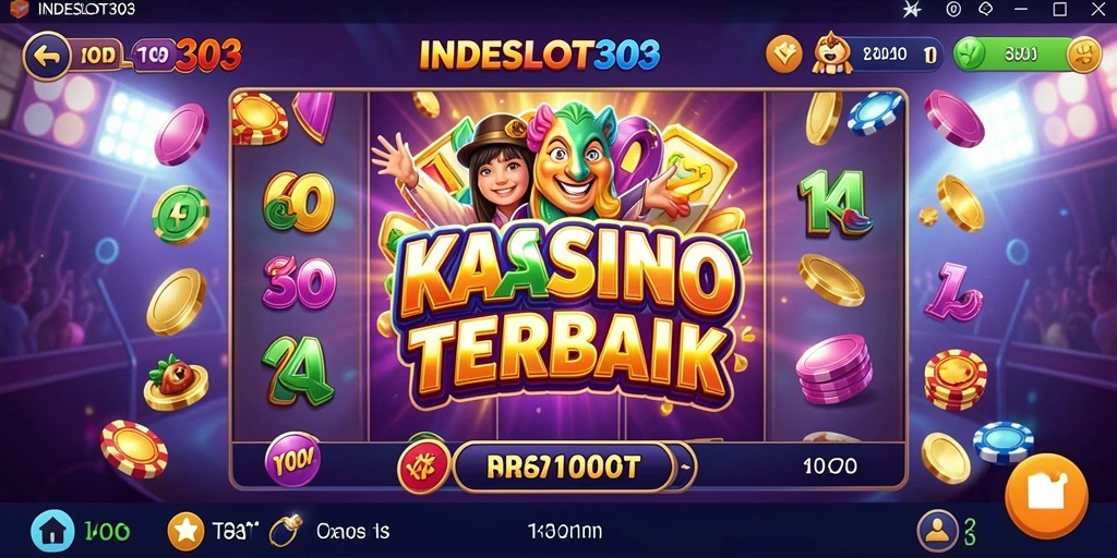 Tampilan screenshot gameplay INDESLOT303 yang penuh warna dan menarik.