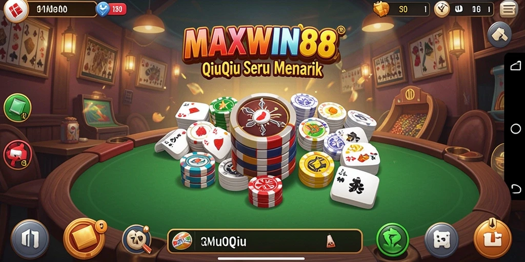 Tampilan gameplay QiuQiu yang menarik di MAXWIN88.