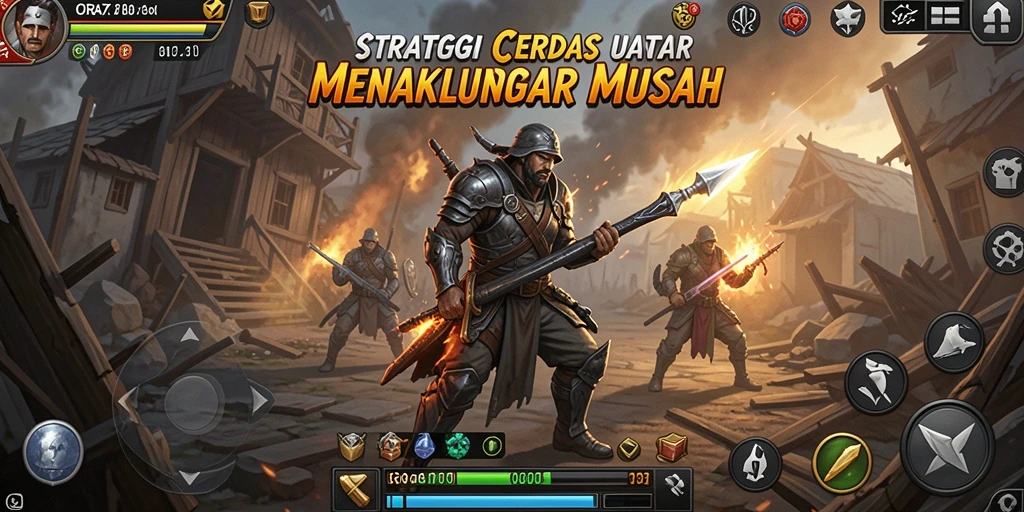 Screenshot ORA78 menampilkan momen strategis di medan perang.