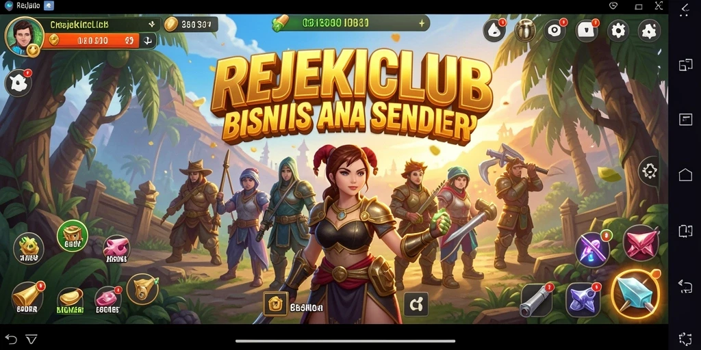Tampilan gameplay seru dan menarik di REJEKICLUB.