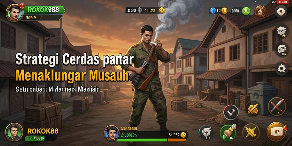 Tampilan gameplay ROKOK88 yang menarik dan penuh strategi.