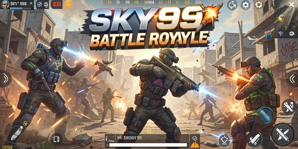 Tampilan seru saat bertempur di medan perang SKY99.