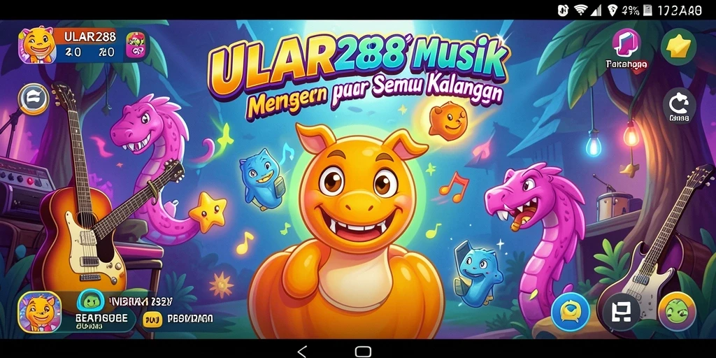 Screenshot gameplay ULAR288 dengan aksi seru dan musik yang menggugah semangat.