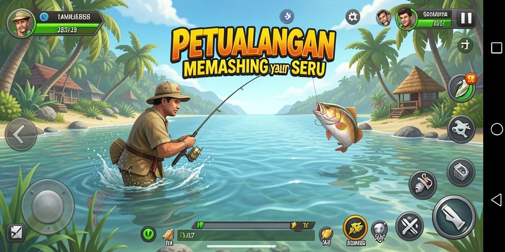 Gameplay memancing yang seru dengan grafis menakjubkan.