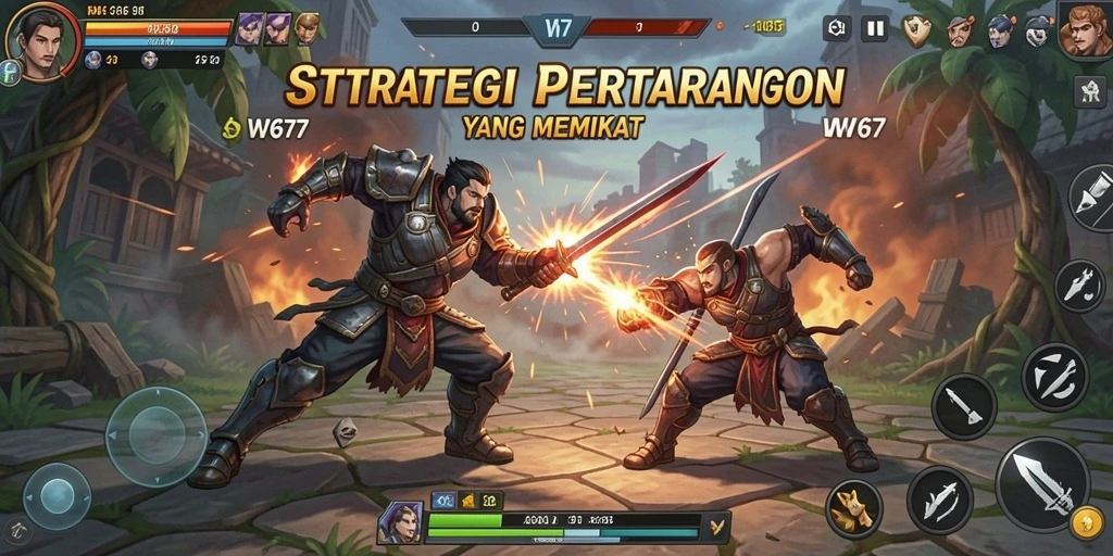 Tampilan gameplay SLG yang menakjubkan dan mendebarkan.